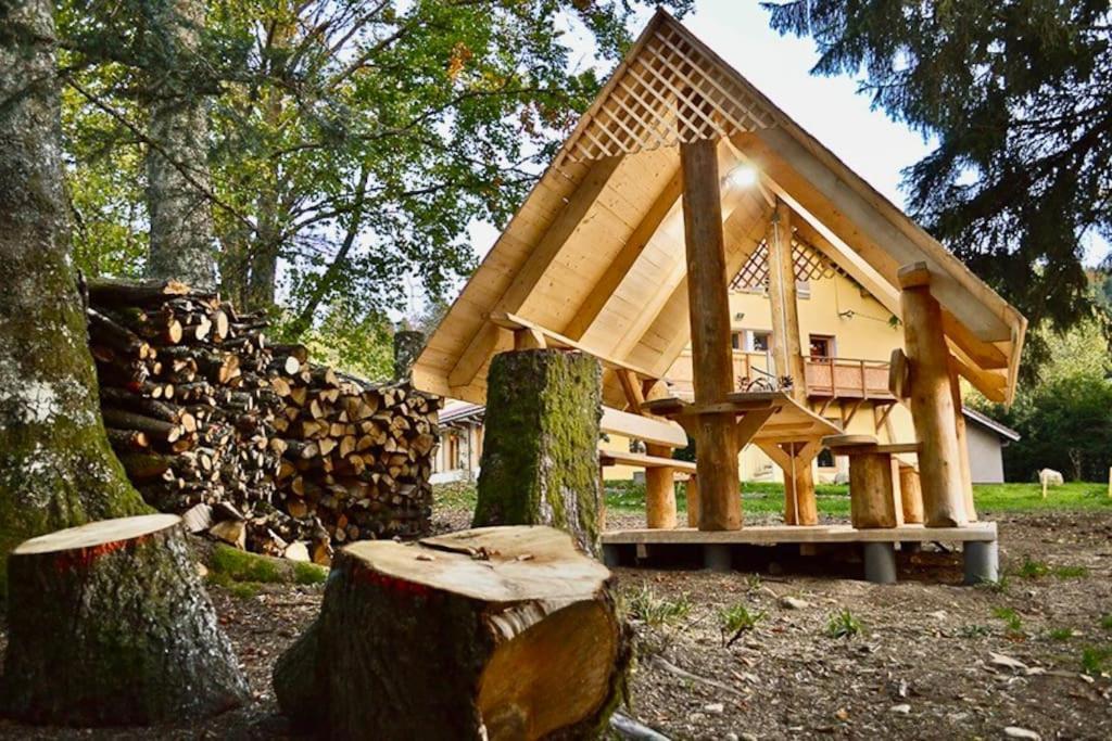 Le Petit Loup, Appartement Neuf Avec Jardin Gerbepal Exterior photo